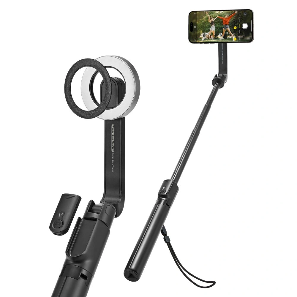 Kryt Spigen S580W MagSafe Bluetooth Selfie Stick Long Tripod Black