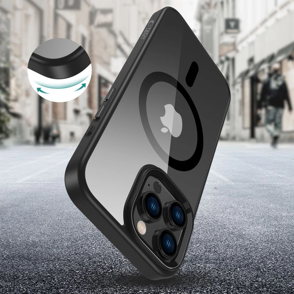 Kryt Tech-Protect Magmat MagSafe Apple iPhone 16 Pro Max Black/Clear