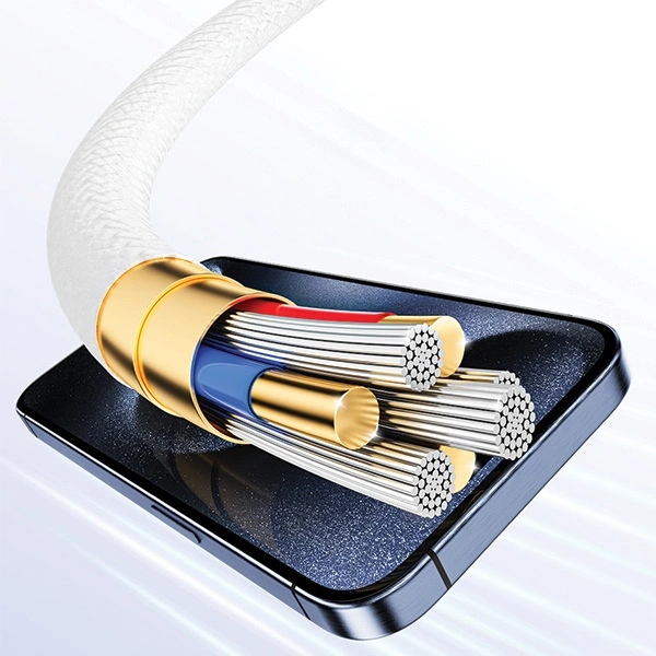 AWEI CL-219T USB-C / USB-C cable 60W 1m compatible with iPhone 15 black