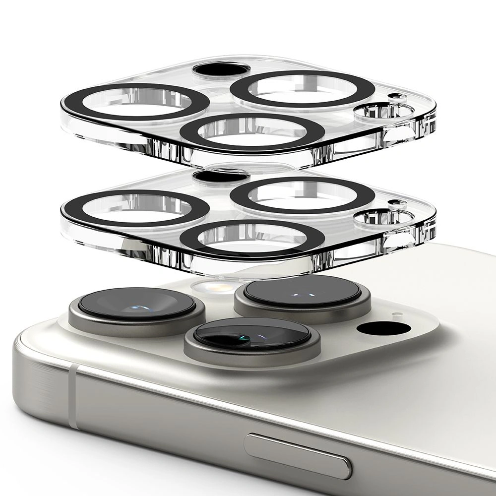 Kryt Ringke Camera Protector Apple iPhone 16 Pro / 16 Pro Max Clear [2 PACK]