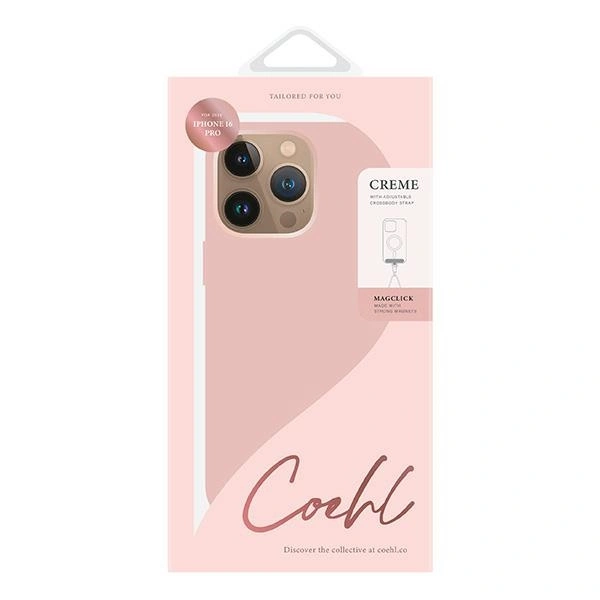Kryt UNIQ Coehl Creme Apple iPhone 16 Pro Magnetic Charging pink