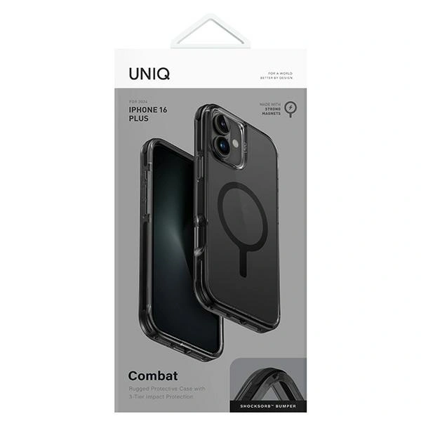 Kryt UNIQ Combat Apple iPhone 16 Plus MagClick Charging black