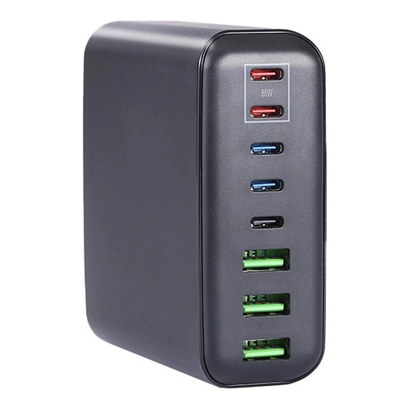 Síťová nabíječka Blitzwolf BW-S26  250W 3xUSB-A, 3xUSB-C, 2xUSB-C 65W (black)
