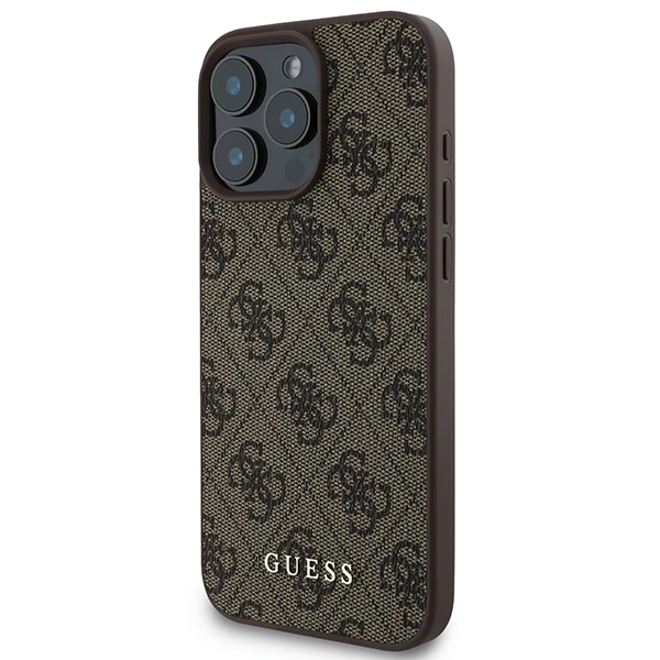 Kryt Guess GUHCP16XG4GFBR Apple iPhone 16 Pro Max hard case 4G Classic brown