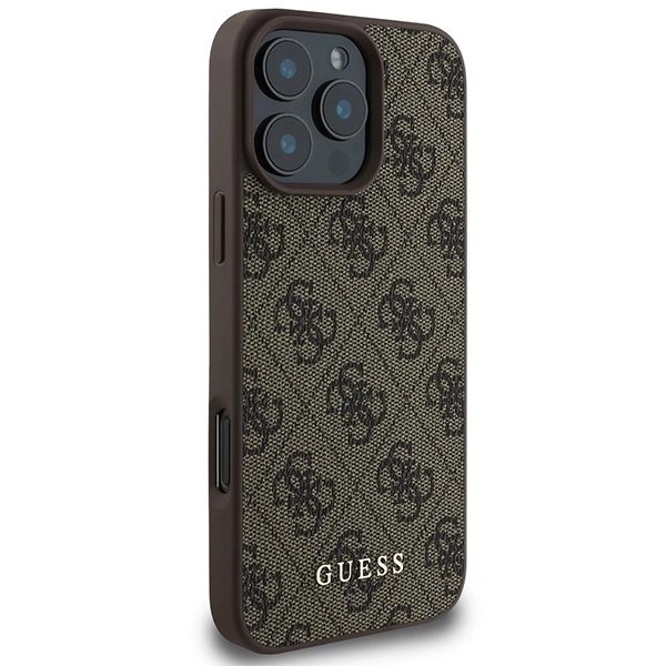 Kryt Guess GUHCP16XG4GFBR Apple iPhone 16 Pro Max hard case 4G Classic brown