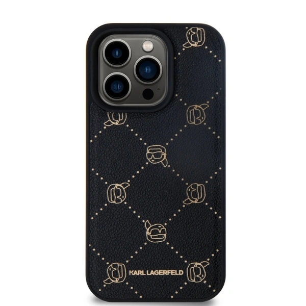 Kryt Karl Lagerfeld KLHMP15LPGKHPHK Apple iPhone 15 Pro MagSafe Karl Head black