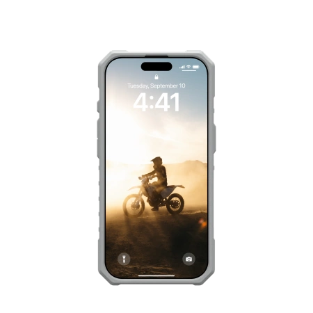 Kryt UAG Urban Armor Gear Pathfinder Clear Apple iPhone 16 Pro MagSafe (active neon)