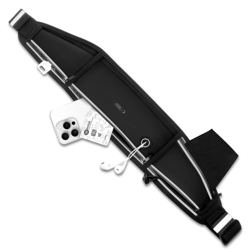 Kryt Tech-Protect M3 Universal Sport Waist Bag Black