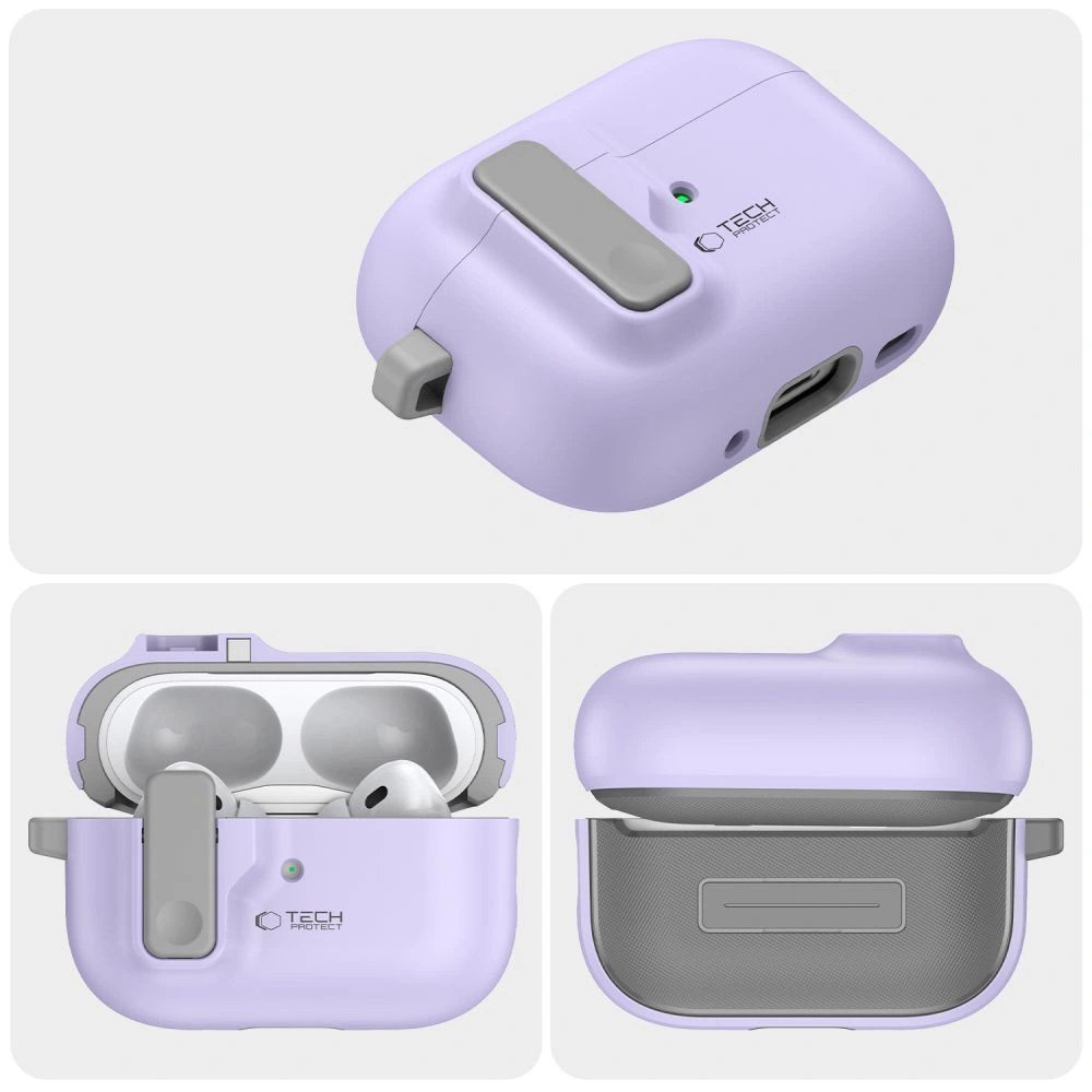 Kryt Tech-Protect Slim Hook Apple Airpods Pro 1 / 2 Lavender