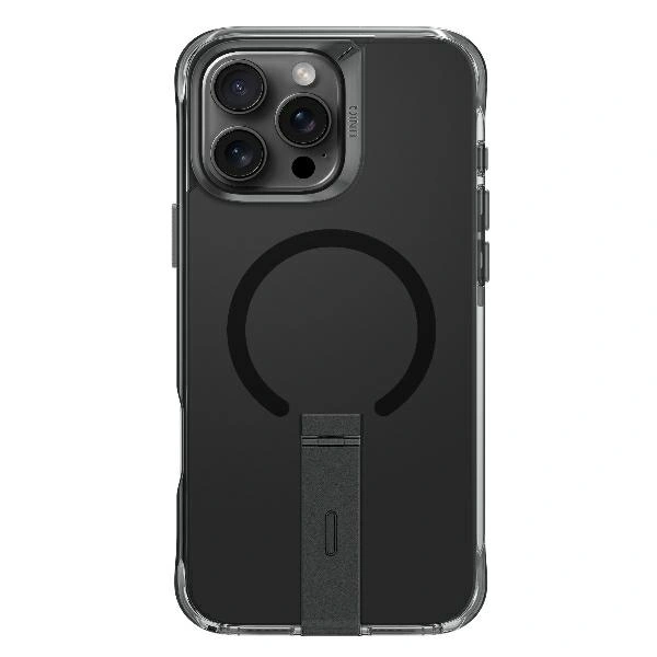 Kryt UNIQ Eleva with Vertica Stand Apple iPhone 16 Pro Max carbon black