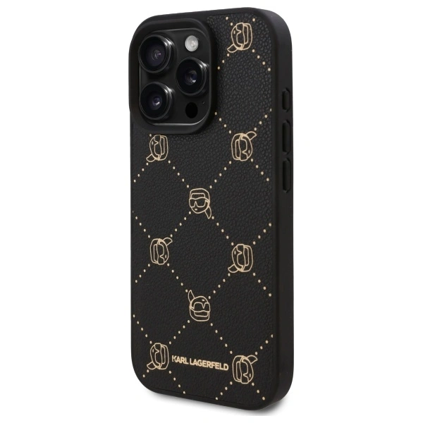 Kryt Karl Lagerfeld KLHMP16XPGKHPHK Apple iPhone 16 Pro Max MagSafe Karl Head black