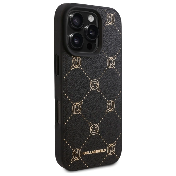 Kryt Karl Lagerfeld KLHMP16XPGKHPHK Apple iPhone 16 Pro Max MagSafe Karl Head black