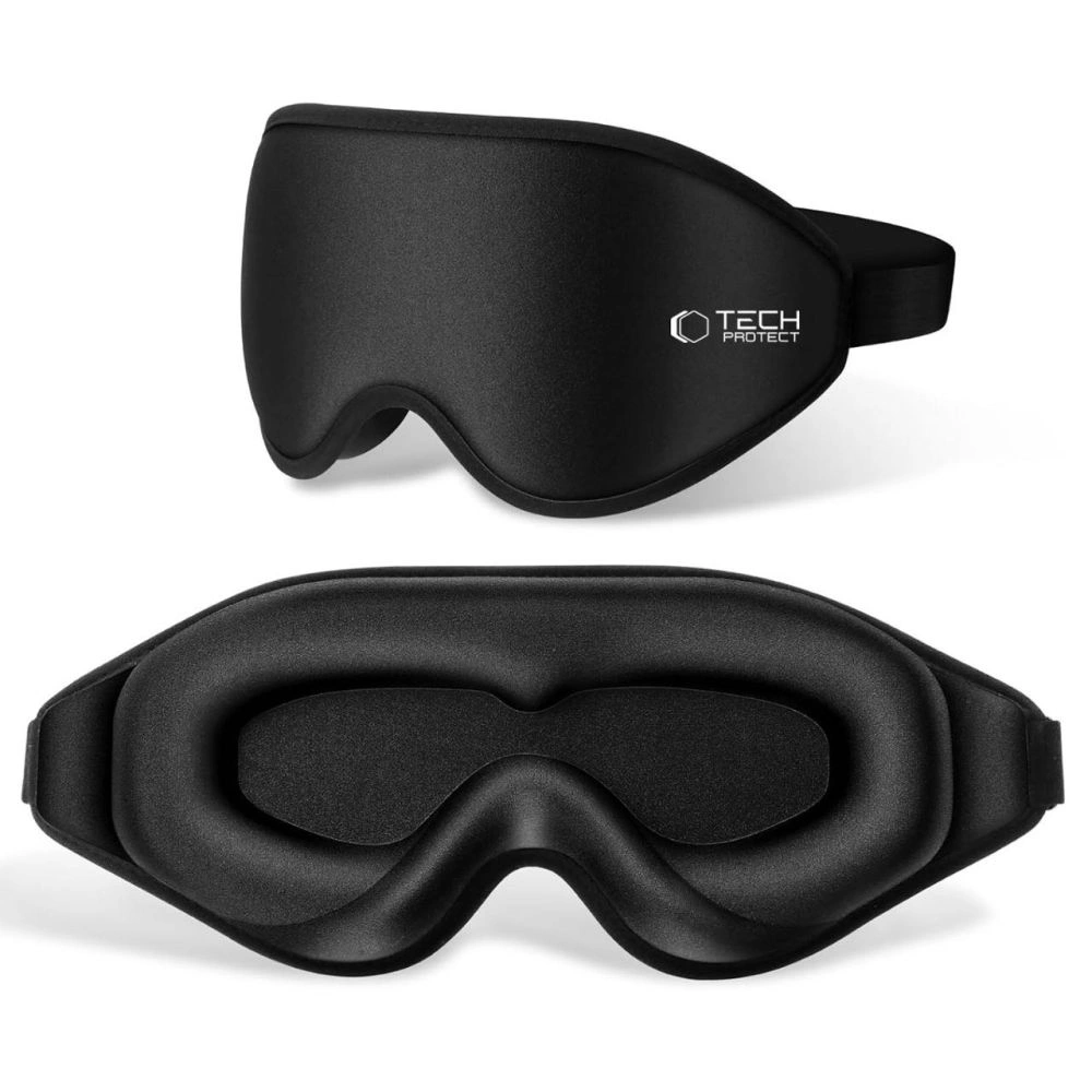 Kryt Tech-Protect Eyeshade Sleep Mask Matte Black