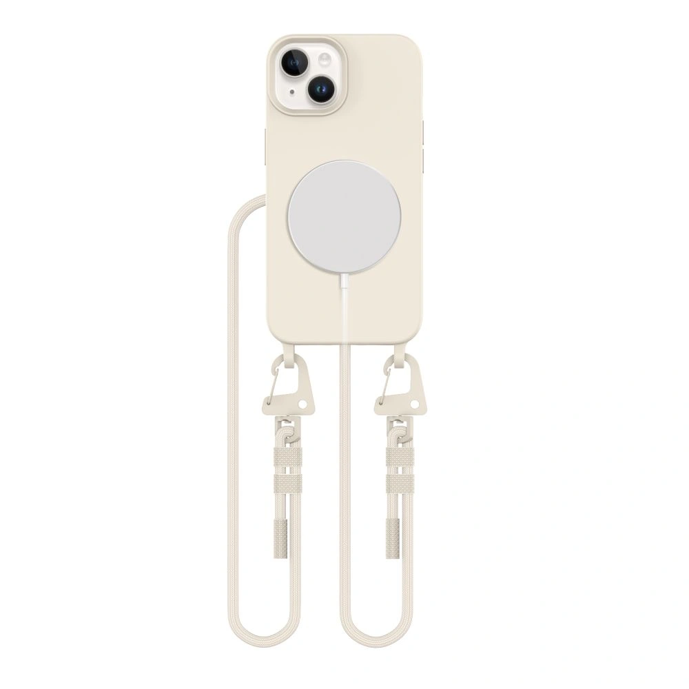 Kryt Tech-Protect Magnecklace MagSafe Apple iPhone 15 Cosmic Latte