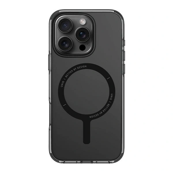 Kryt UNIQ Clario Apple iPhone 16 Pro Magclick Charging smoke