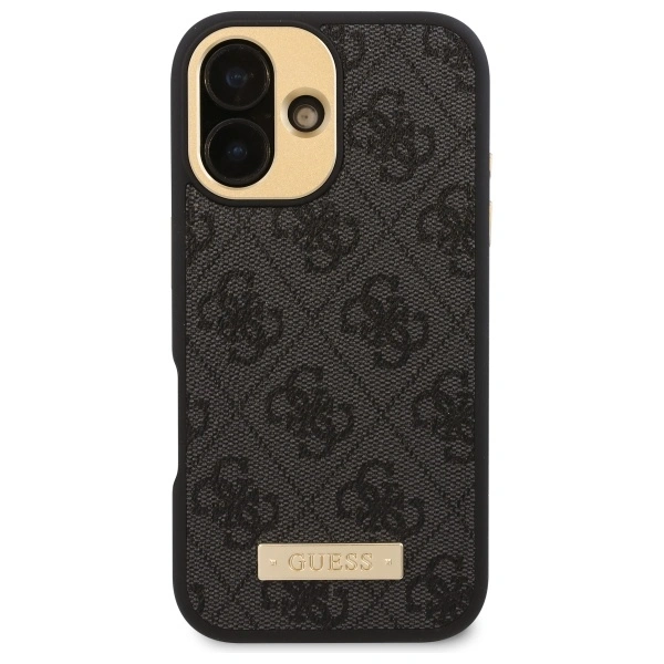 Kryt Guess GUHMP16MU4GPRK Apple iPhone 16 Plus hardcase 4G Logo Plate MagSafe black