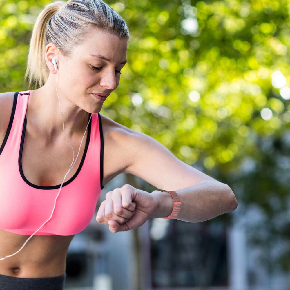 Tech-Protect Nylon Apple Watch 6 / 7 / 8 / 9 / 10 / SE / Ultra 1 / 2 44/45/46/49mm Cream