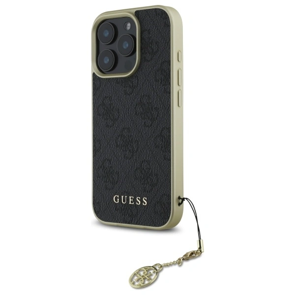 Kryt Guess GUHCP16XGF4GGR Apple iPhone 16 Pro Max hardcase 4G Charms Collection black