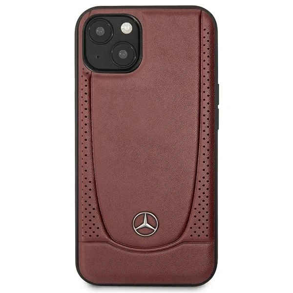Kryt Mercedes MEHCP14MARMRE Apple iPhone 14 Plus / 15 Plus hardcase Leather Urban Bengale red