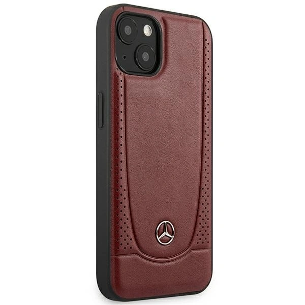 Kryt Mercedes MEHCP14MARMRE Apple iPhone 14 Plus / 15 Plus hardcase Leather Urban Bengale red