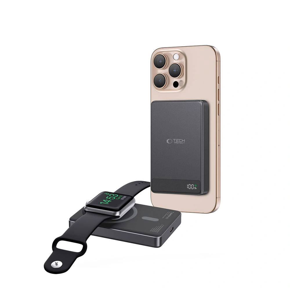 Tech-Protect PB33 LifeMag MagSafe 5000mah powerbank 15W Black