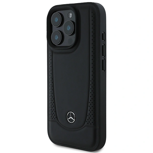 Kryt Mercedes MEHCP16XARMBK Apple iPhone 16 Pro Max hardcase Leather Urban barva černá