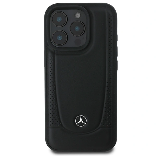 Kryt Mercedes MEHCP16XARMBK Apple iPhone 16 Pro Max hardcase Leather Urban barva černá