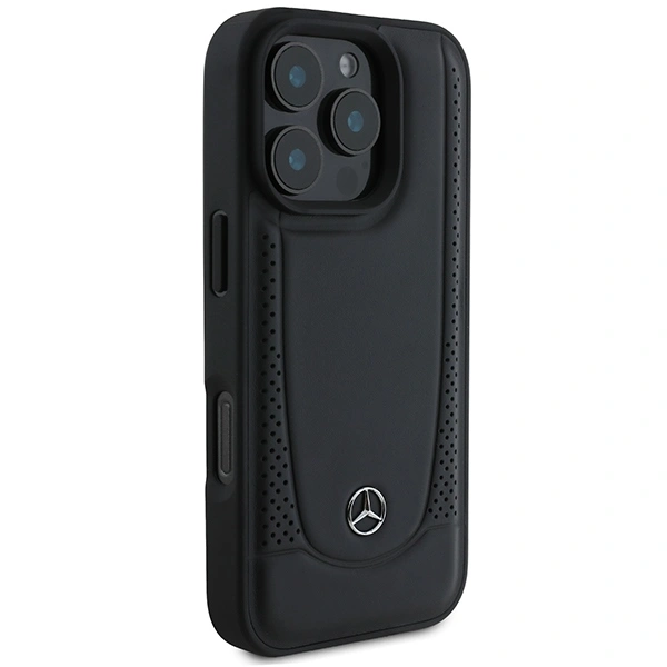 Kryt Mercedes MEHCP16XARMBK Apple iPhone 16 Pro Max hardcase Leather Urban barva černá