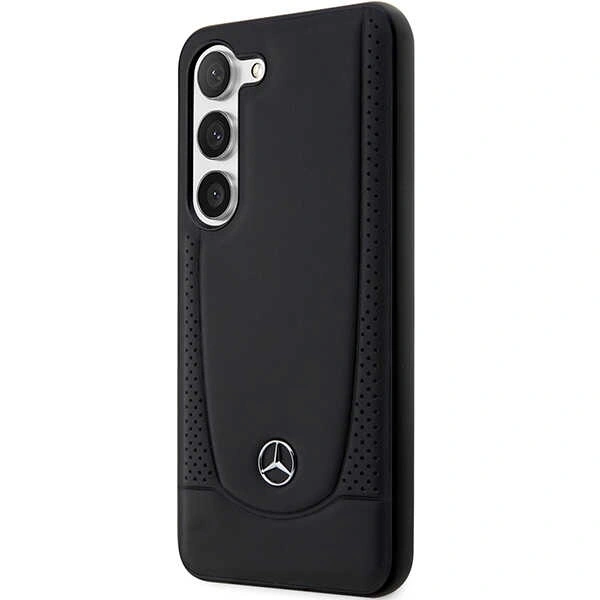 Kryt Mercedes MEHCS23SARMBK Samsung Galaxy S23 hardcase Leather Urban black