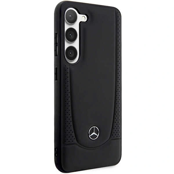 Kryt Mercedes MEHCS23SARMBK Samsung Galaxy S23 hardcase Leather Urban black