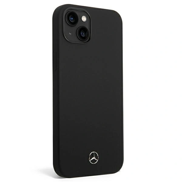 Kryt Mercedes MEHMP14MSILBK Apple iPhone 14 Plus / 15 Plus hardcase Silicone Line Magsafe black