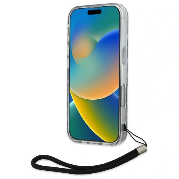 Kryt Karl Lagerfeld KLHCP16LHZBPKCCU Apple iPhone 16 Pro Zebra With Cord purple