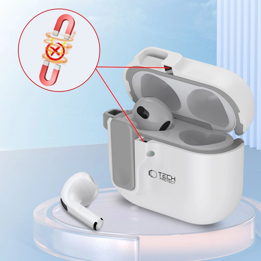 Kryt Tech-Protect Slim Hook Apple AirPods 4 White