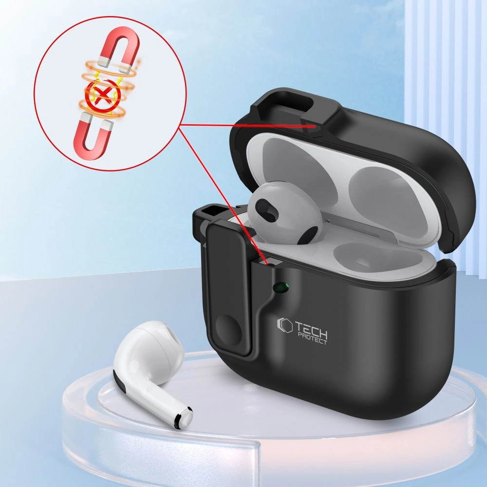 Kryt Tech-Protect Slim Hook Apple AirPods 4 Black