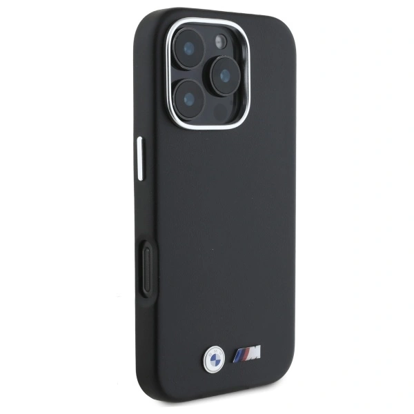 Kryt BMW BMHMP16L23PMWK Apple iPhone 16 Pro hardcase M Smooth Full Wrapped Metal MagSafe black