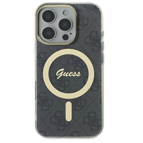 Kryt Guess GUHMP16LH4STK Apple iPhone 16 Pro hardcase IML 4G MagSafe black