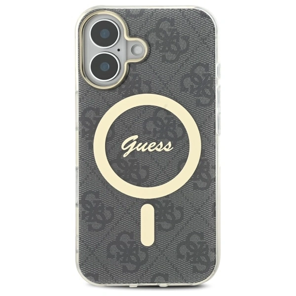 Kryt Guess GUHMP16MH4STK Apple iPhone 16 Plus hardcase IML 4G MagSafe black