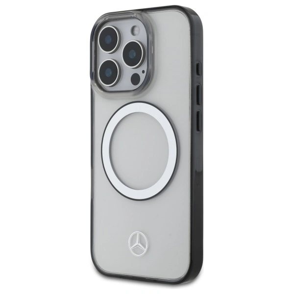 Kryt Mercedes MEHMP16X23HUOKC Apple iPhone 16 Pro Max hardcase Printed logo MagSafe transparent