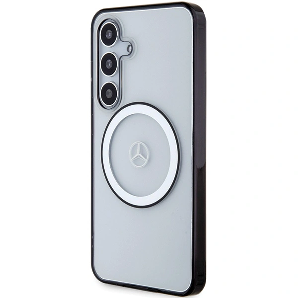 Kryt Mercedes MEHMS24S23HUOKC Samsung Galaxy S24 hardcase Printed logo MagSafe transparent