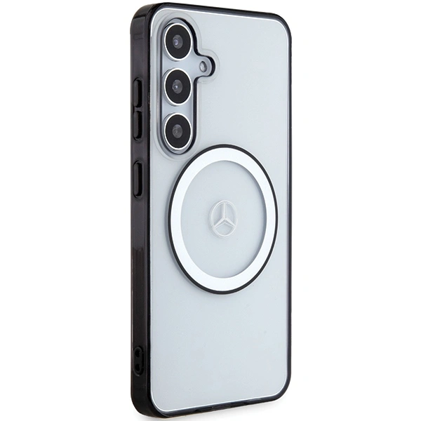 Kryt Mercedes MEHMS24S23HUOKC Samsung Galaxy S24 hardcase Printed logo MagSafe transparent
