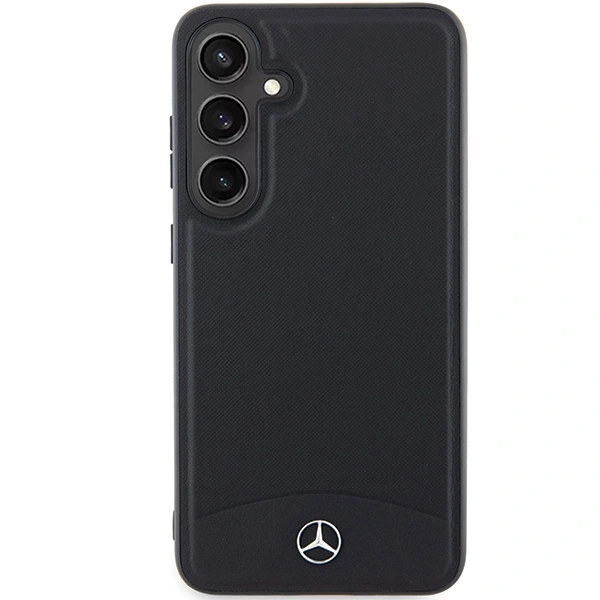 Kryt Mercedes MEHMS24S23RBARK Samsung Galaxy S24 hardcase Leather Textured & Plain MagSafe black