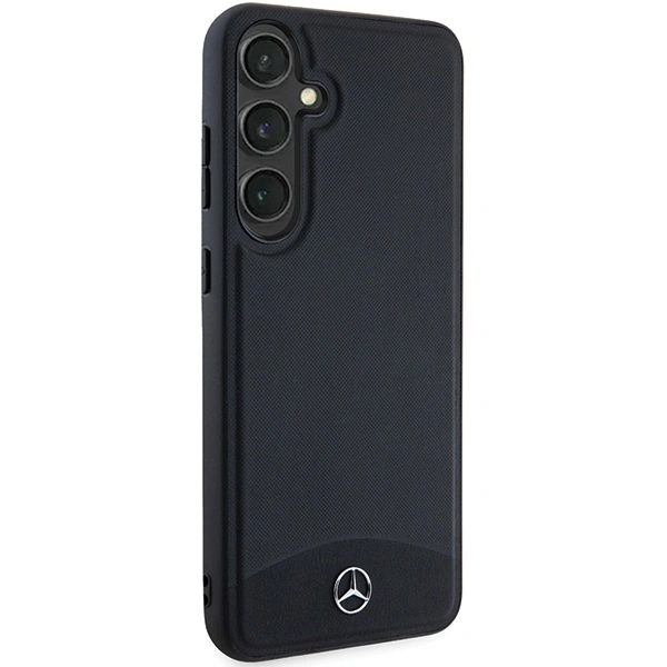 Kryt Mercedes MEHMS24S23RBARK Samsung Galaxy S24 hardcase Leather Textured & Plain MagSafe black