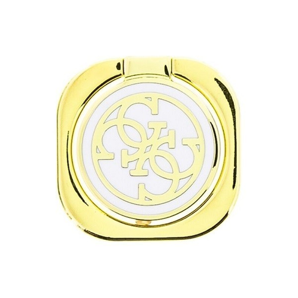 Držáček Guess Ring stand GURSEQGWH gold & white 4G