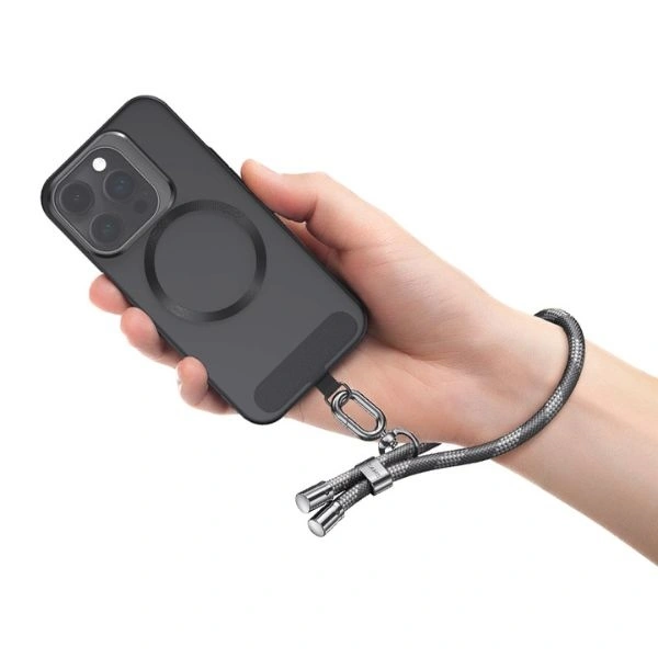 Šňůrka USAMS phone lanyard 34cm grey