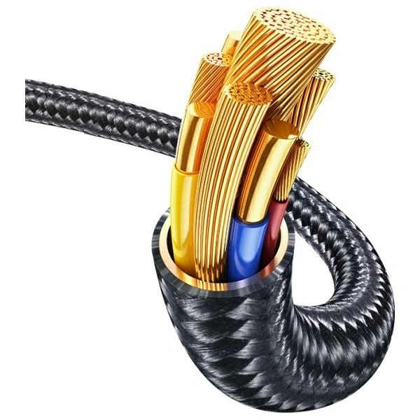 USAMS USB-C / USB-C cable 100W 1.2m Zinc Alloy Fast Charging Data Cable Meteor Series