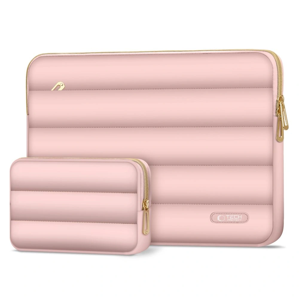 Kryt Tech-Protect Puffy Laptop 15-16 case + accessory bag Dusty Rose