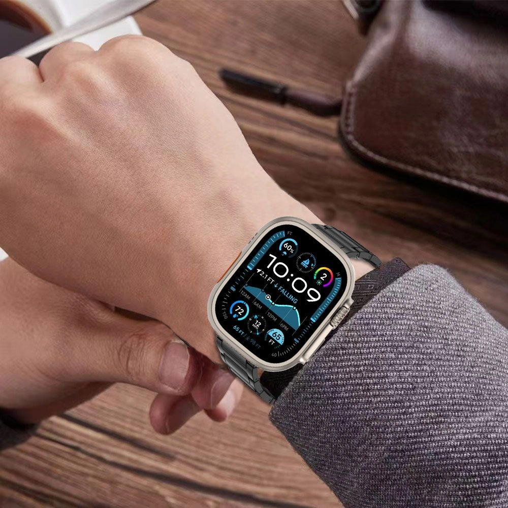Tech-Protect Stainless Classic Apple Watch 6 / 7 / 8 / 9 / 10 / SE / Ultra 1 / 2 44/45/46/49mm Black