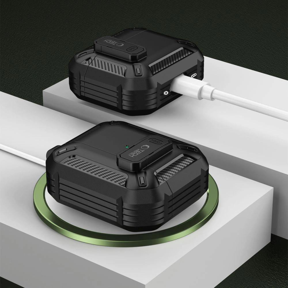 Kryt Tech-Protect Carbonox Apple AirPods 4 Black