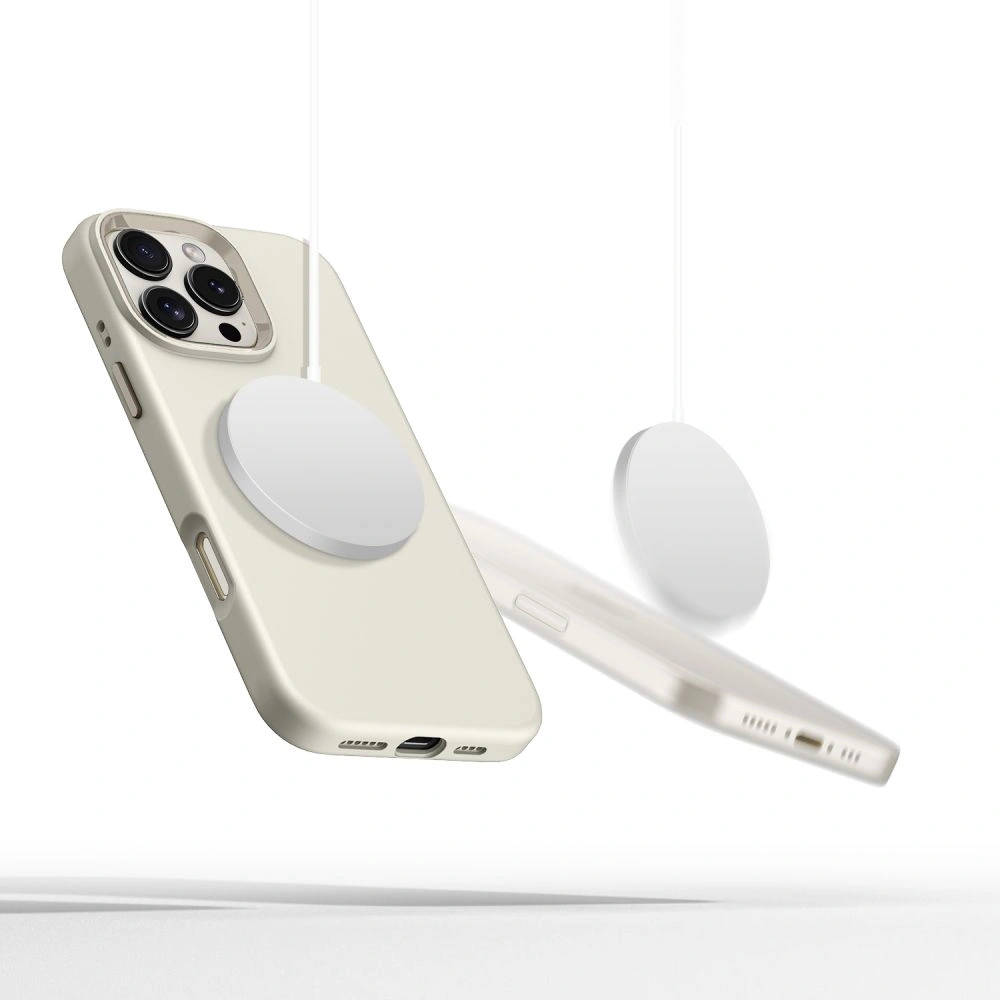 Kryt Tech-Protect Silicone Pure MagSafe Apple iPhone 16 Pro Cosmic Latte