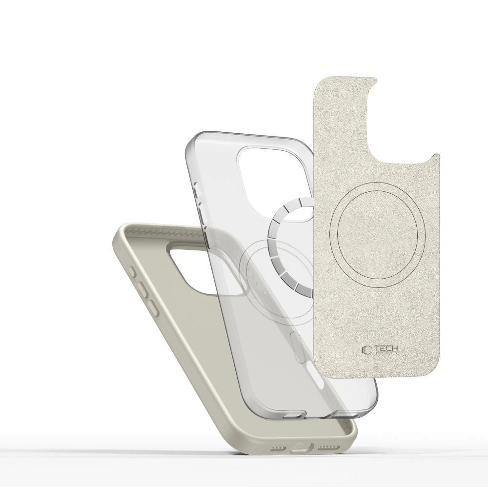 Kryt Tech-Protect Silicone Pure MagSafe Apple iPhone 16 Pro Cosmic Latte
